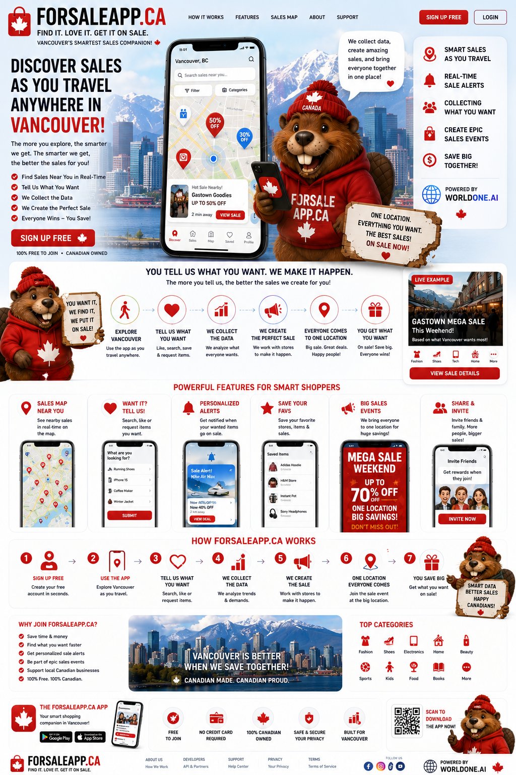 ForSaleApp.ca – Vancouver's Smartest Sales Companion. Find It. Love It. Get It On Sale.